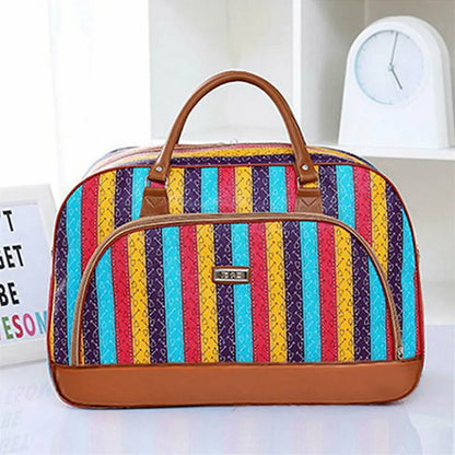 Large Travel Holdall – Women’s Fashion Zip Carry-On & Weekend Handbag