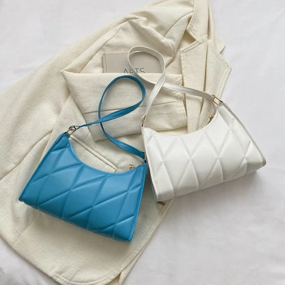 Black Shoulder Bag – Trendy Small Handle Crossbody & Clutch Purse for Women