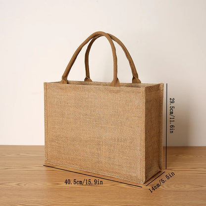 Linen Ribbon Tote – Simple, Spacious & Everyday Chic