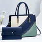 Elegant Spliced Messenger Tote – High-Quality Office Crossbody Shoulder Bag for Women