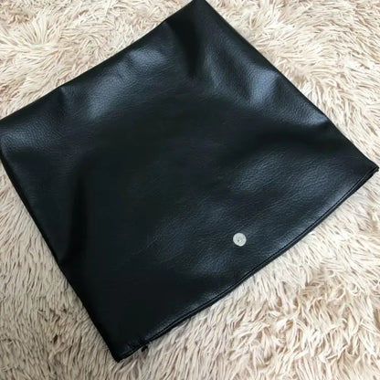 Leather Envelope Clutch – Soft, Large-Capacity Evening Bag for Women