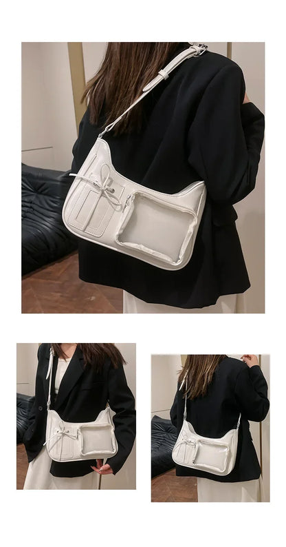 Y2K Transparent Ita Bag
