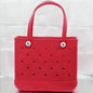 Large EVA Beach Tote – Jelly Style, Summer-Ready & Mom-Friendly