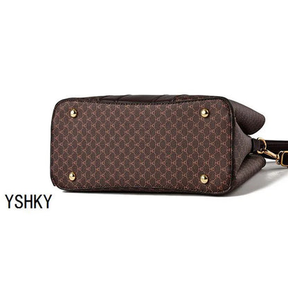New  Bucket Bag – Large-Capacity Patterned Shoulder & Crossbody Handbag for Women
