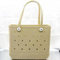 Large EVA Beach Tote – Jelly Style, Summer-Ready & Mom-Friendly