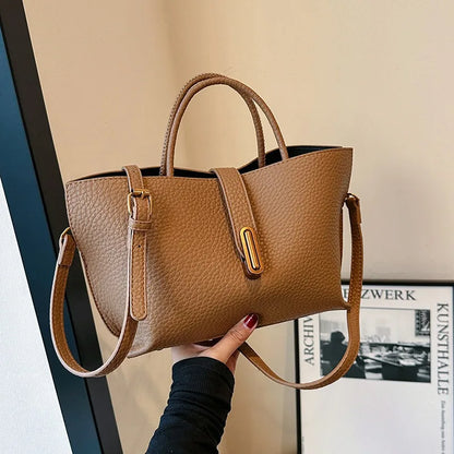 Lychee Leather Tote – Chic, Versatile & Effortlessly Stylish