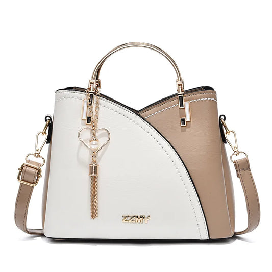 Luxury Crossbody Tote – Casual Elegance with Grid Design