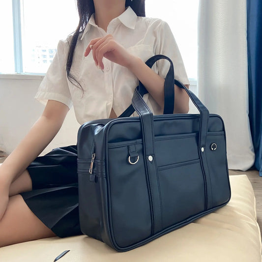JK Style PU Schoolbag – Waterproof, Durable & Cosplay-Ready