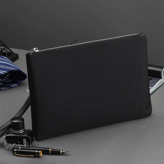 Slim Business Clutch – Men’s Portable Zipper Wristlet Handheld Bag