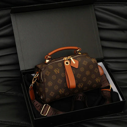 Elegant Leather Shoulder Bag – Luxury Designer Crossbody Tote for Women