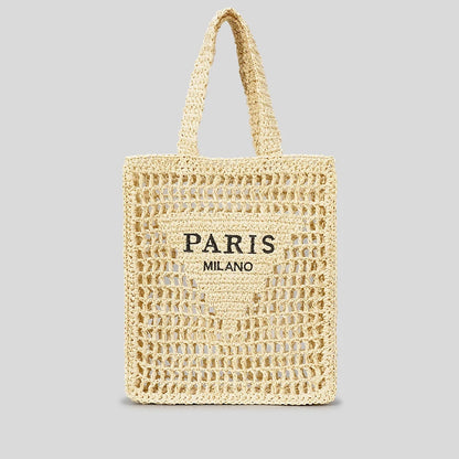 Handwoven Straw Tote – Chic, Spacious & Perfect for Summer
