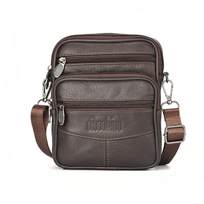 Genuine Leather Multi-Purpose Crossbody for Men