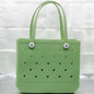 Large EVA Beach Tote – Jelly Style, Summer-Ready & Mom-Friendly