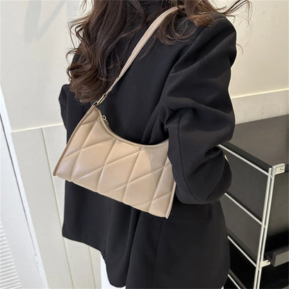 Black Shoulder Bag – Trendy Small Handle Crossbody & Clutch Purse for Women