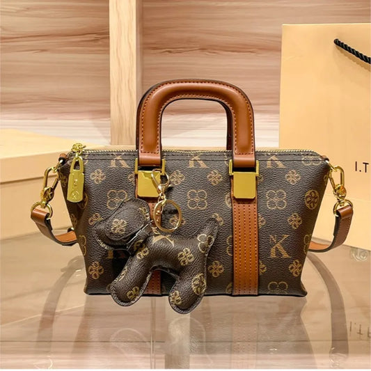 Retro Designer Handbag – High-End Autumn/Winter Shoulder & Crossbody Tote for Women