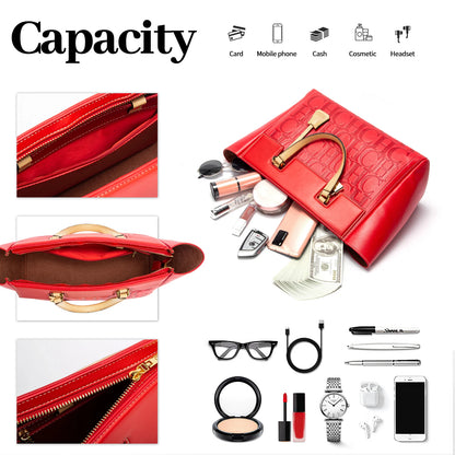 CHCH Embossed Handbag – Spacious, Stylish & Business-Ready