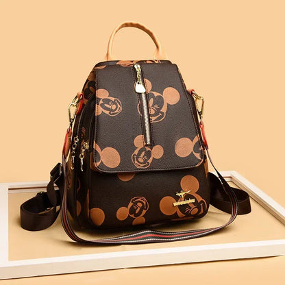 Disney Mickey Mouse Travel Bag – Unisex Soft Crossbody, Shoulder & Backpack Style
