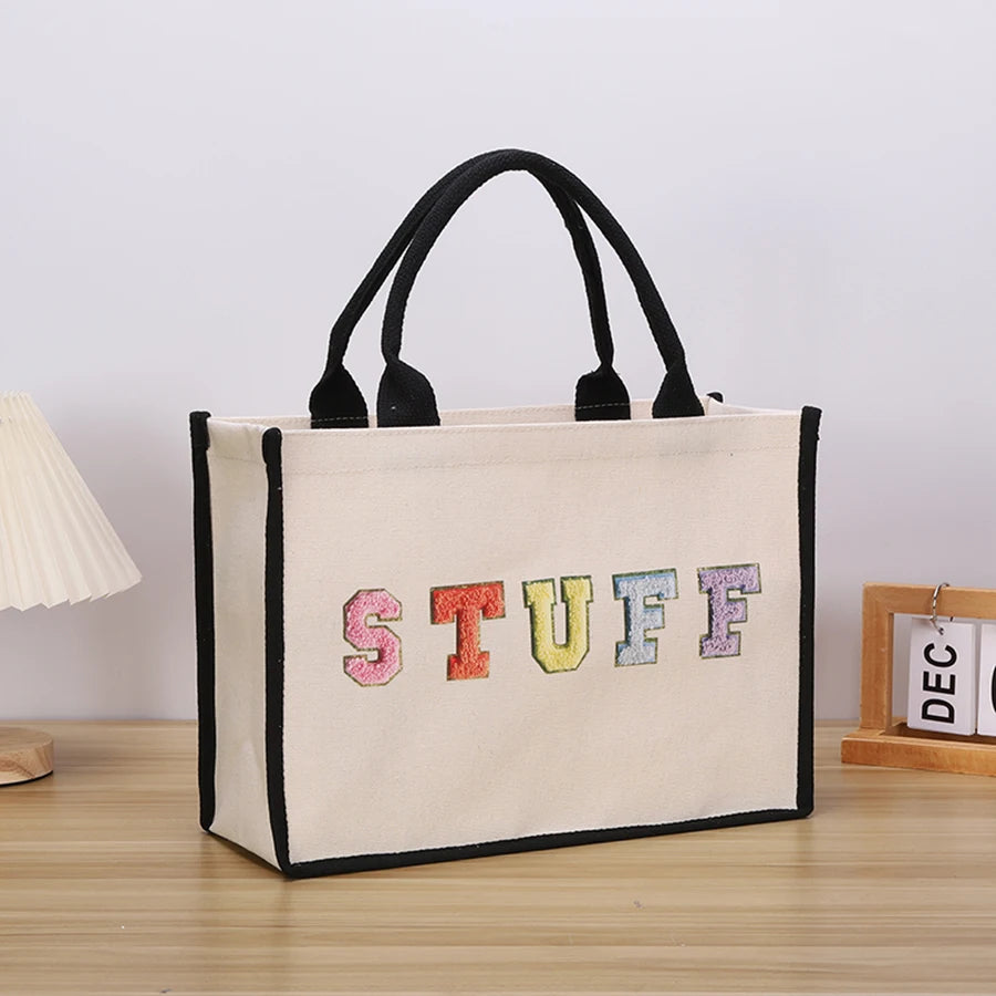 Simple Canvas Tote – Spacious, Durable & Travel-Ready