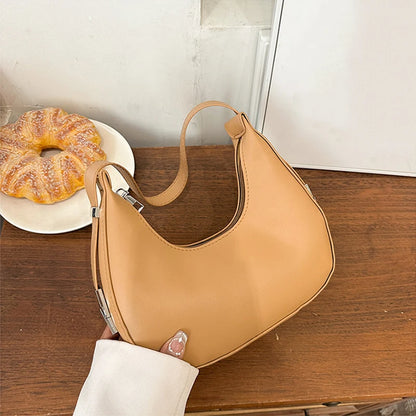 Soft Leaher Curve Hobo Purse