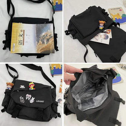 Retro Large Capacity Shoulder Tote