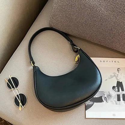 Soft Leaher Curve Hobo Purse