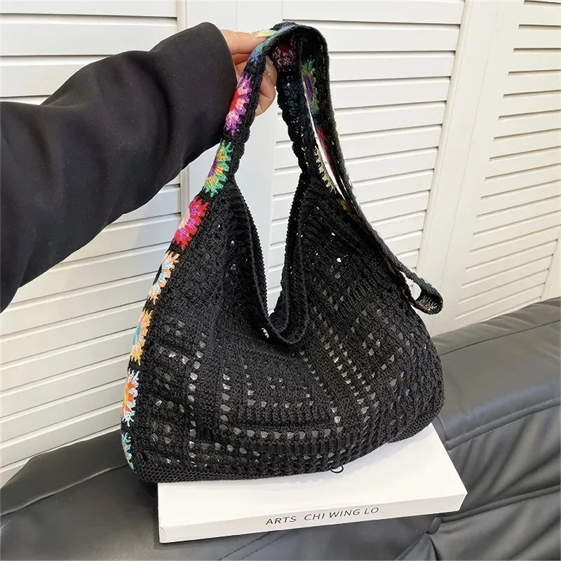 Lightweight Summer Knitted Shoulder Bag