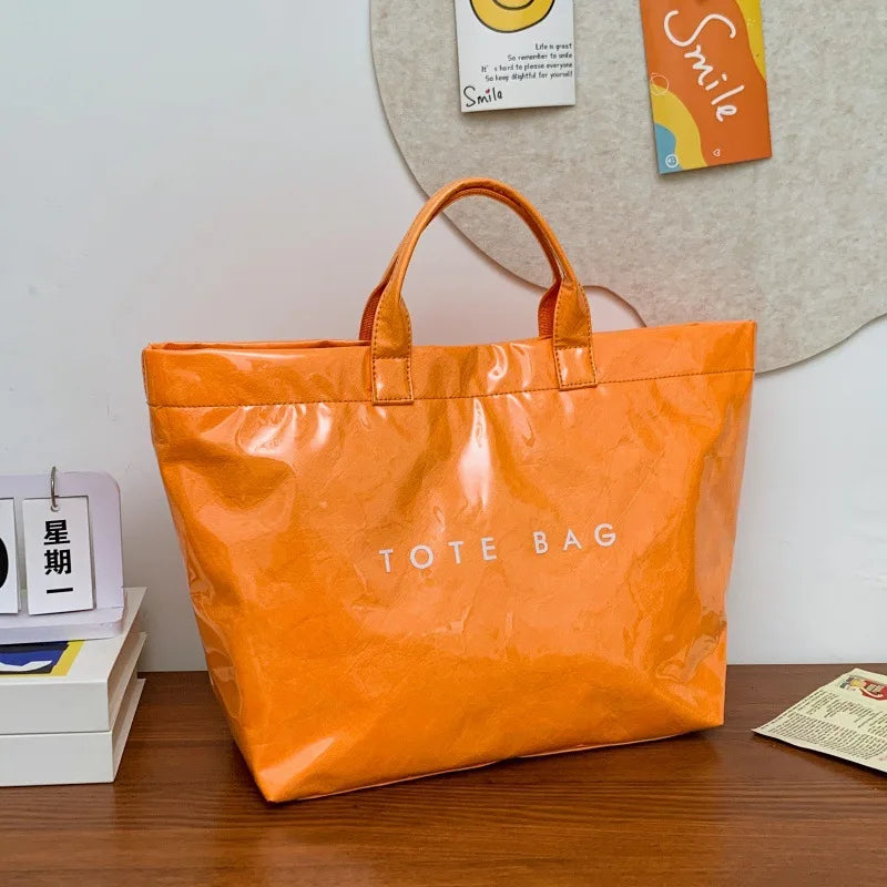 Women’s Solid Tote – Effortless Style for Work & Weekend