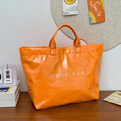 Women’s Solid Tote – Effortless Style for Work & Weekend