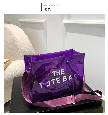 Transparent Tote – Trendy, Spacious & Designer-Inspired
