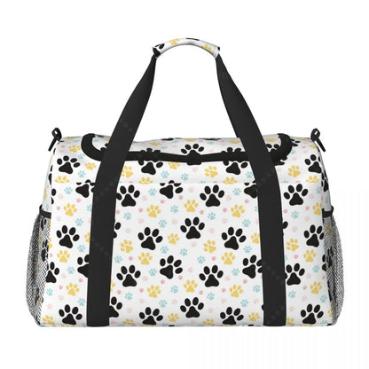 Dog Paw Travel Tote – Lightweight, Durable & Spacious Handbag for Daily Use