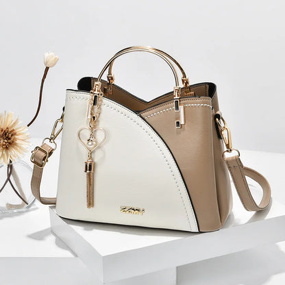 Luxury Crossbody Tote – Casual Elegance with Grid Design