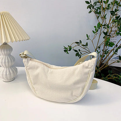 Corduroy Hobo Crossbody