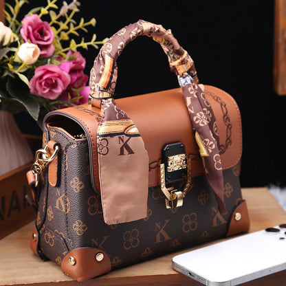 Light Luxury Designer Handbag – High-End Autumn/Winter Shoulder Crossbody for Women