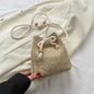 Adjustable Summer Straw Crossbody