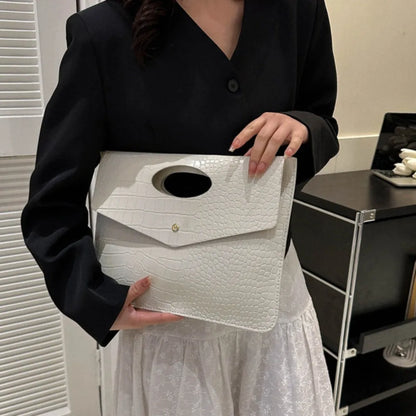 Crocodile Pattern Clutch – Elegant Tote & Handbag for Office, Dinner & Giftin