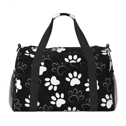 Dog Paw Travel Tote – Lightweight, Durable & Spacious Handbag for Daily Use