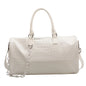 Waterproof  Leather Travel Duffel – Large Capacity Candy Color Shoulder & Gym Bag for Women